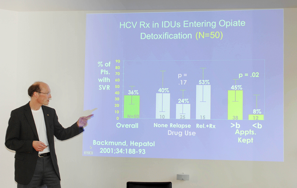 Vortrag Prof. Dr. med. Markus Backmund Vortrag Prof. Dr. med. Markus Backmund