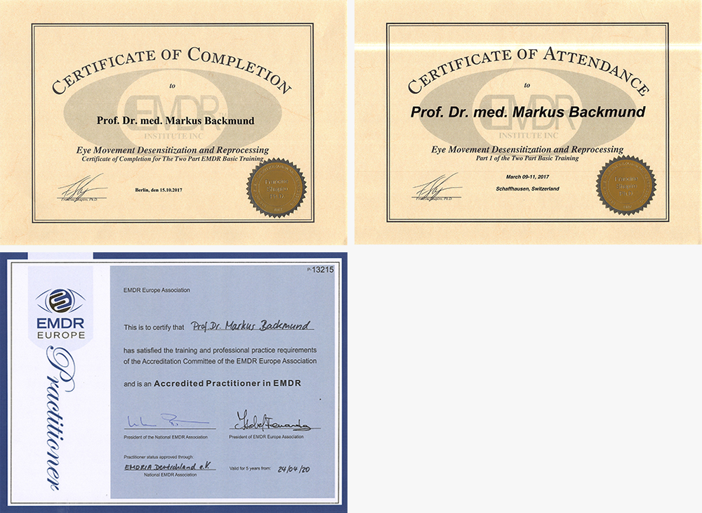 EMDR Zertifikat EMDR Zertifikat